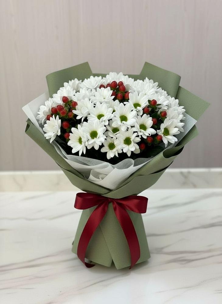 Букет цветов из: Хризантемы в Дубовой Роще