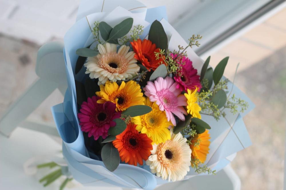 Букет цветов из: Герберы в Дубовой Роще