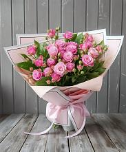 Букет Розовый кустик в Дубовой Роще