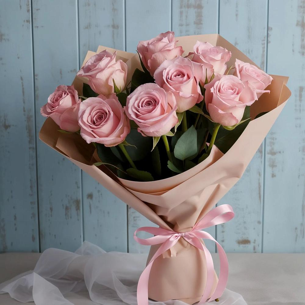 Букет цветов из: Розы в Дубовой Роще