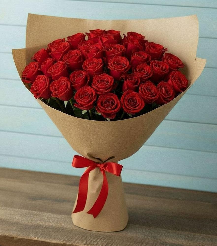 Букет Красные розы Милано в Дубовой Роще