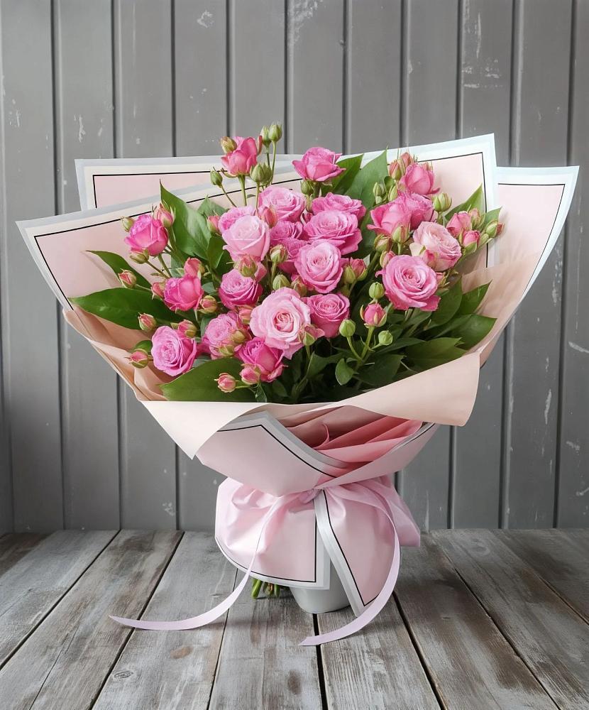 Букет Розовый кустик в Дубовой Роще
