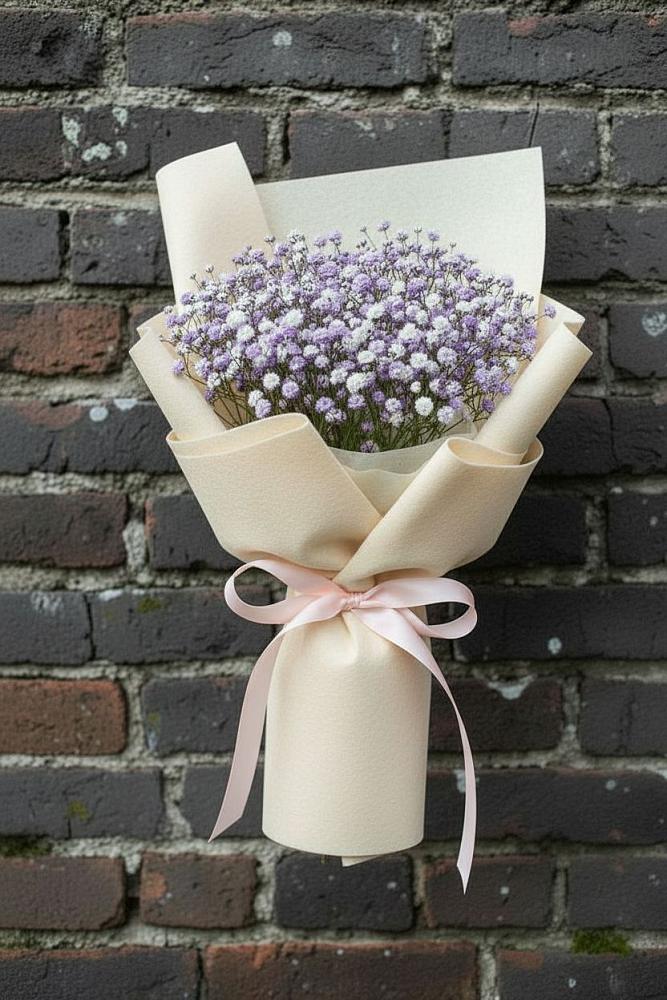 Букет цветов из: Гипсофила в Дубовой Роще