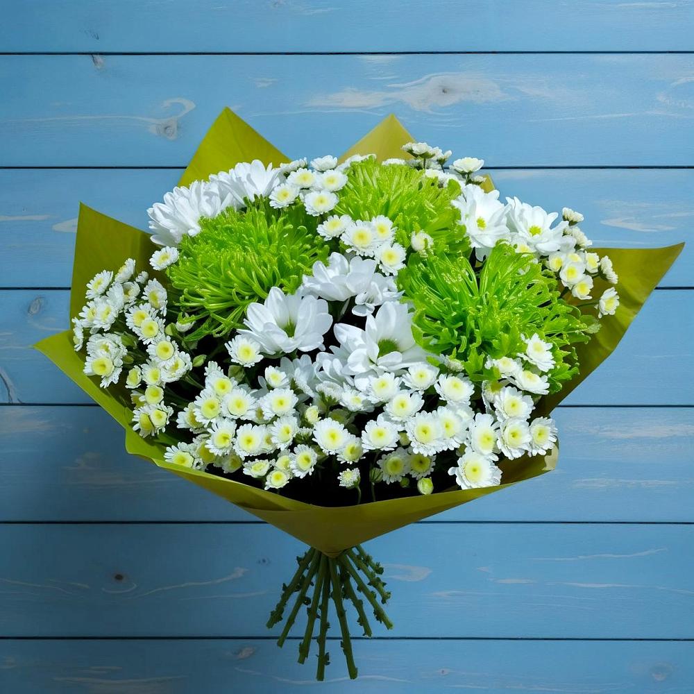 Букет цветов из: Хризантемы в Дубовой Роще