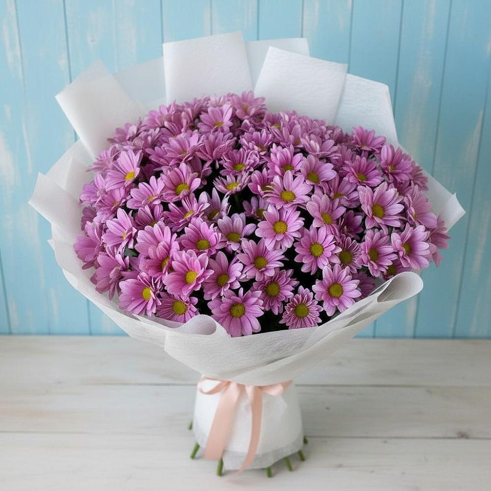 Букет цветов из: Хризантемы в Дубовой Роще