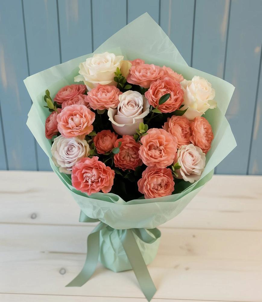 Букет цветов из: Розы в Дубовой Роще