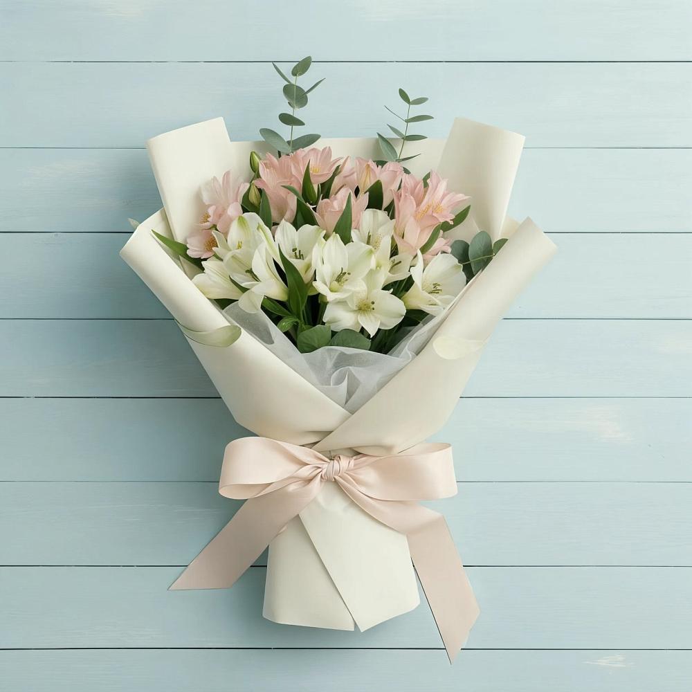 Букет цветов из: Альстромерии в Дубовой Роще